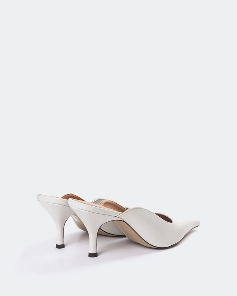 Carthan Off White Leather