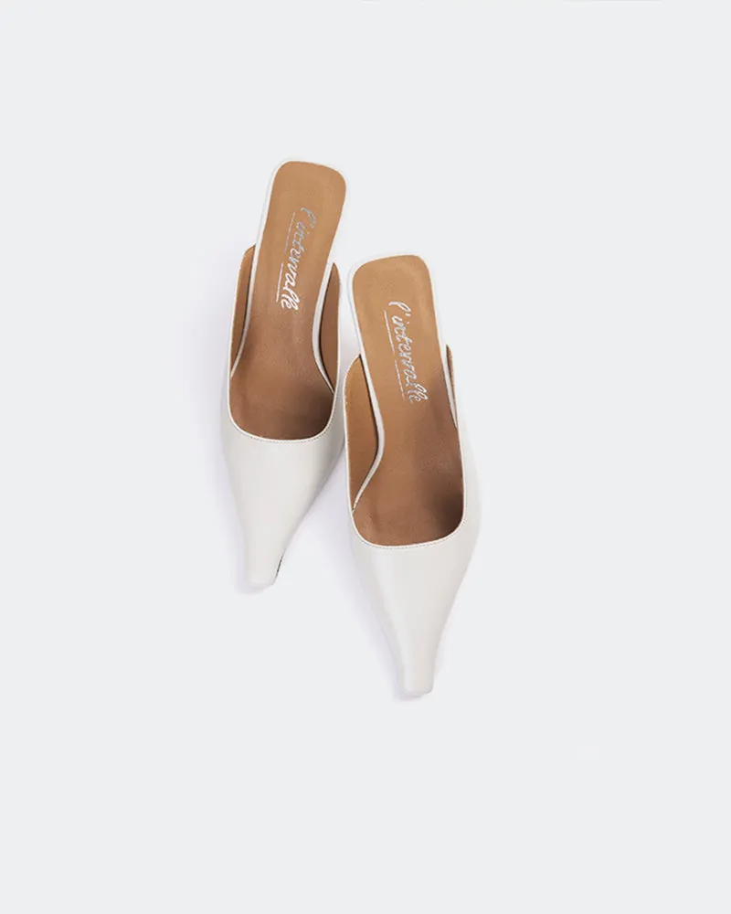 Carthan Off White Leather