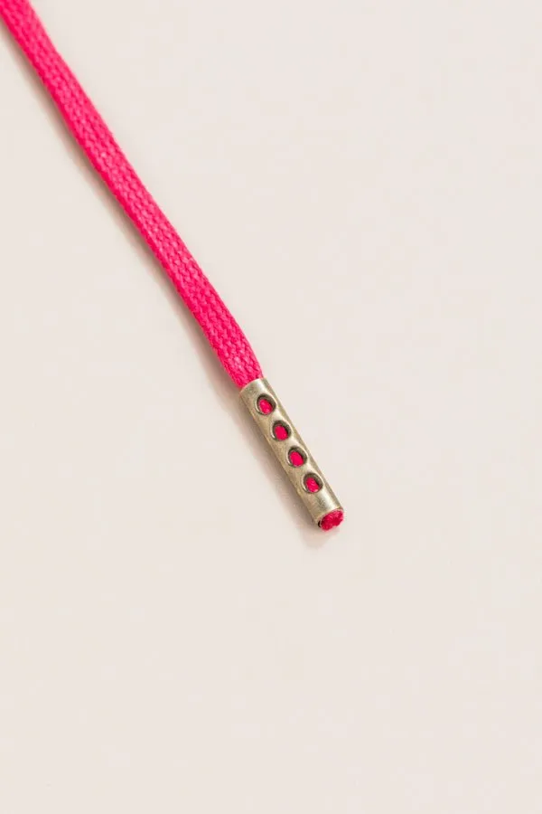 Cerise Pink | 4 mm Round Waxed Shoelaces