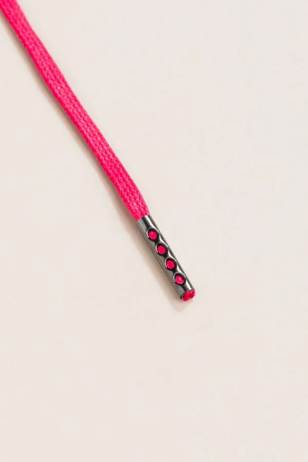 Cerise Pink | 4 mm Round Waxed Shoelaces