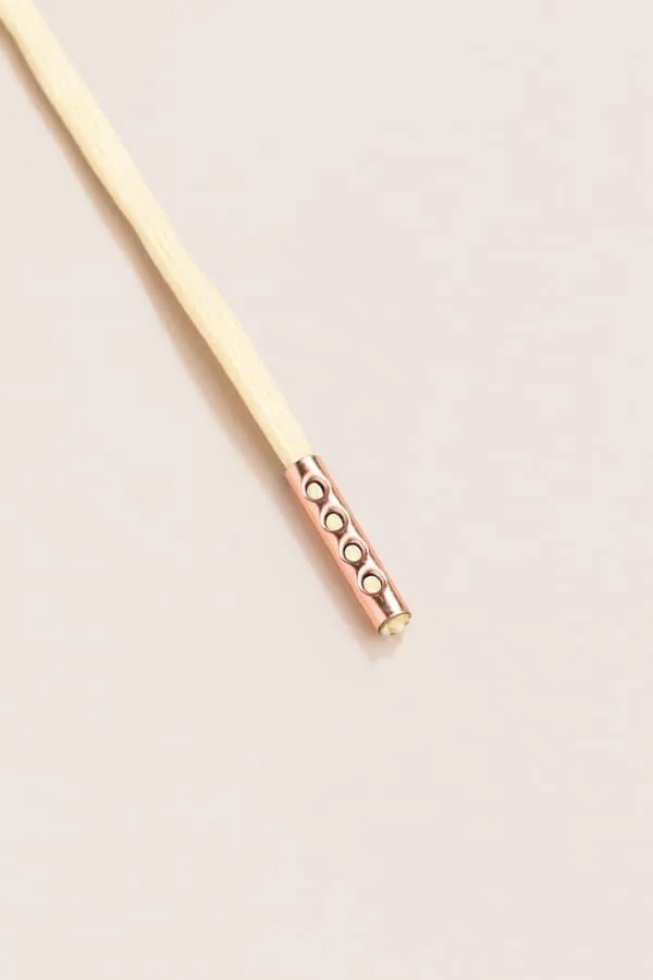 Chardonnay | 4 mm Round Waxed Shoelaces