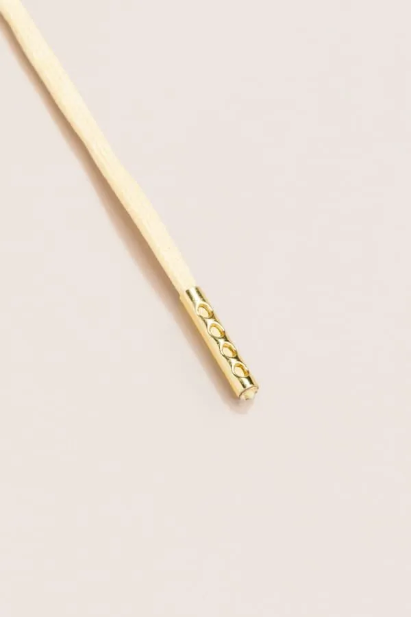 Chardonnay | 4 mm Round Waxed Shoelaces