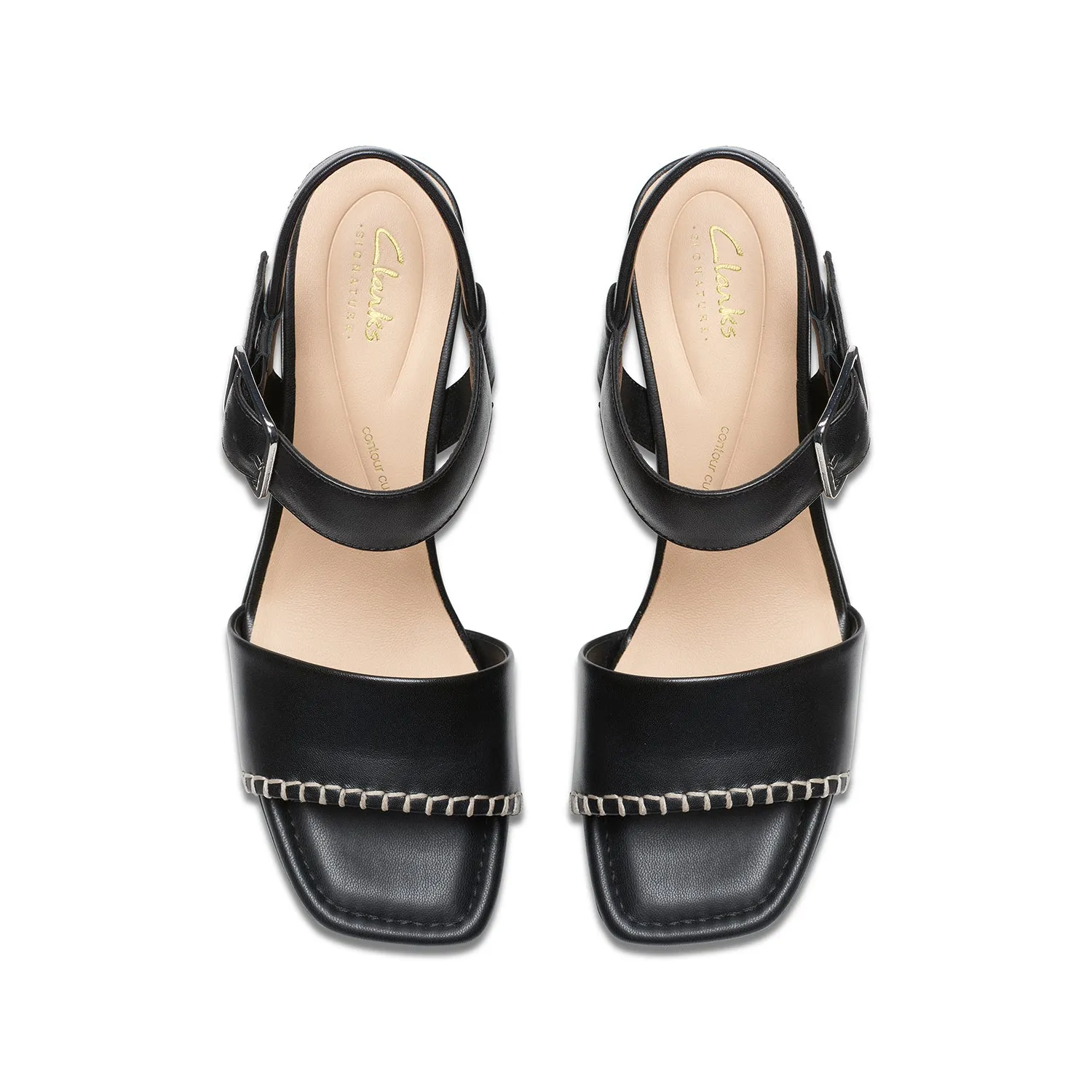 Clarks - Siara65 Buckle Black Leather