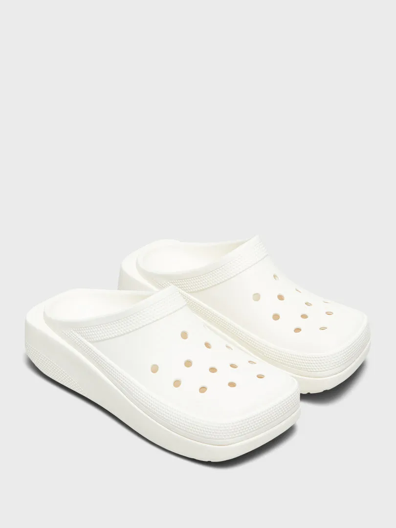 Classic Blunt Toe Shoes in Chalk
