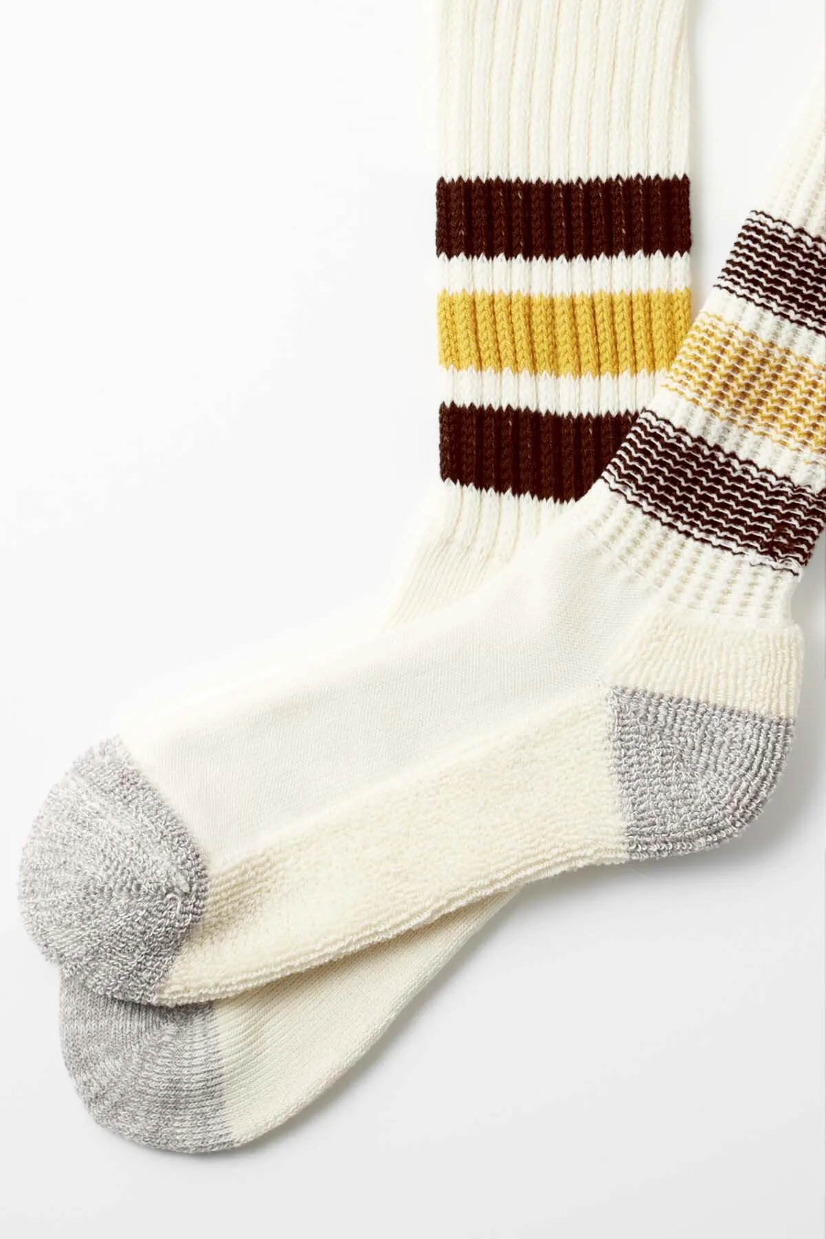 Coarse Ribbed Old School Crew Socks