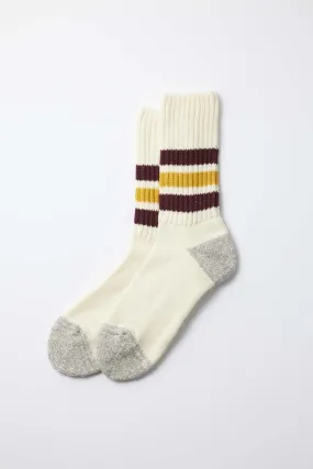 Coarse Ribbed Old School Crew Socks