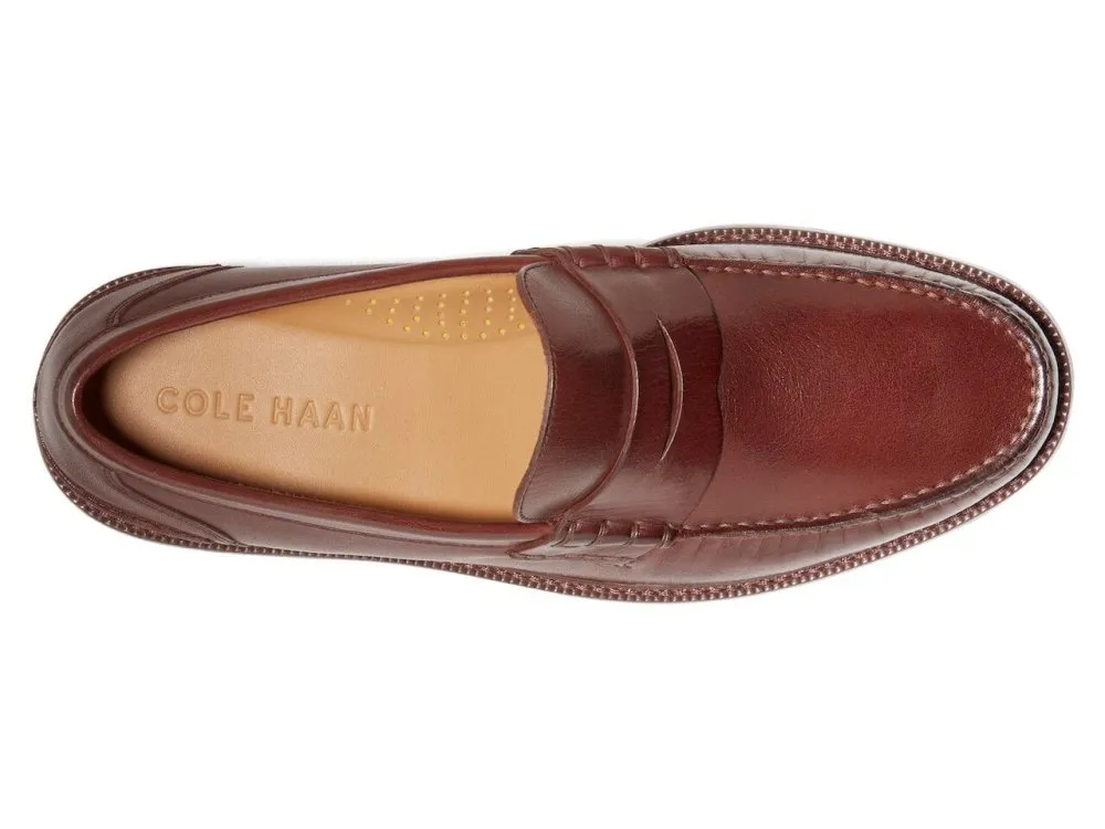 Cole Haan Mens Classic Pinch Prep Penny Loafer in Scotch Brown
