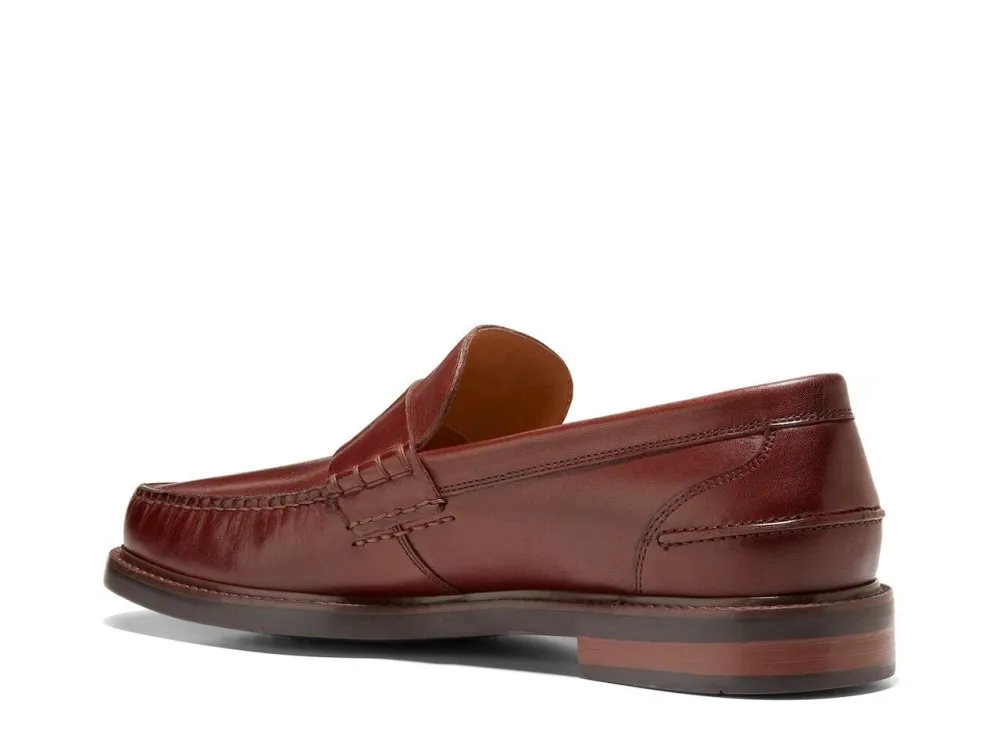 Cole Haan Mens Classic Pinch Prep Penny Loafer in Scotch Brown