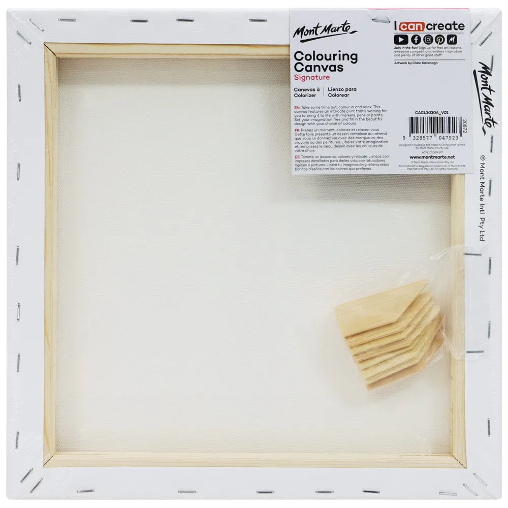 Colouring Canvas Signature 30 x 30cm (11.8 x 11.8in) - Beetle