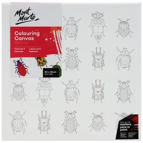 Colouring Canvas Signature 30 x 30cm (11.8 x 11.8in) - Beetle
