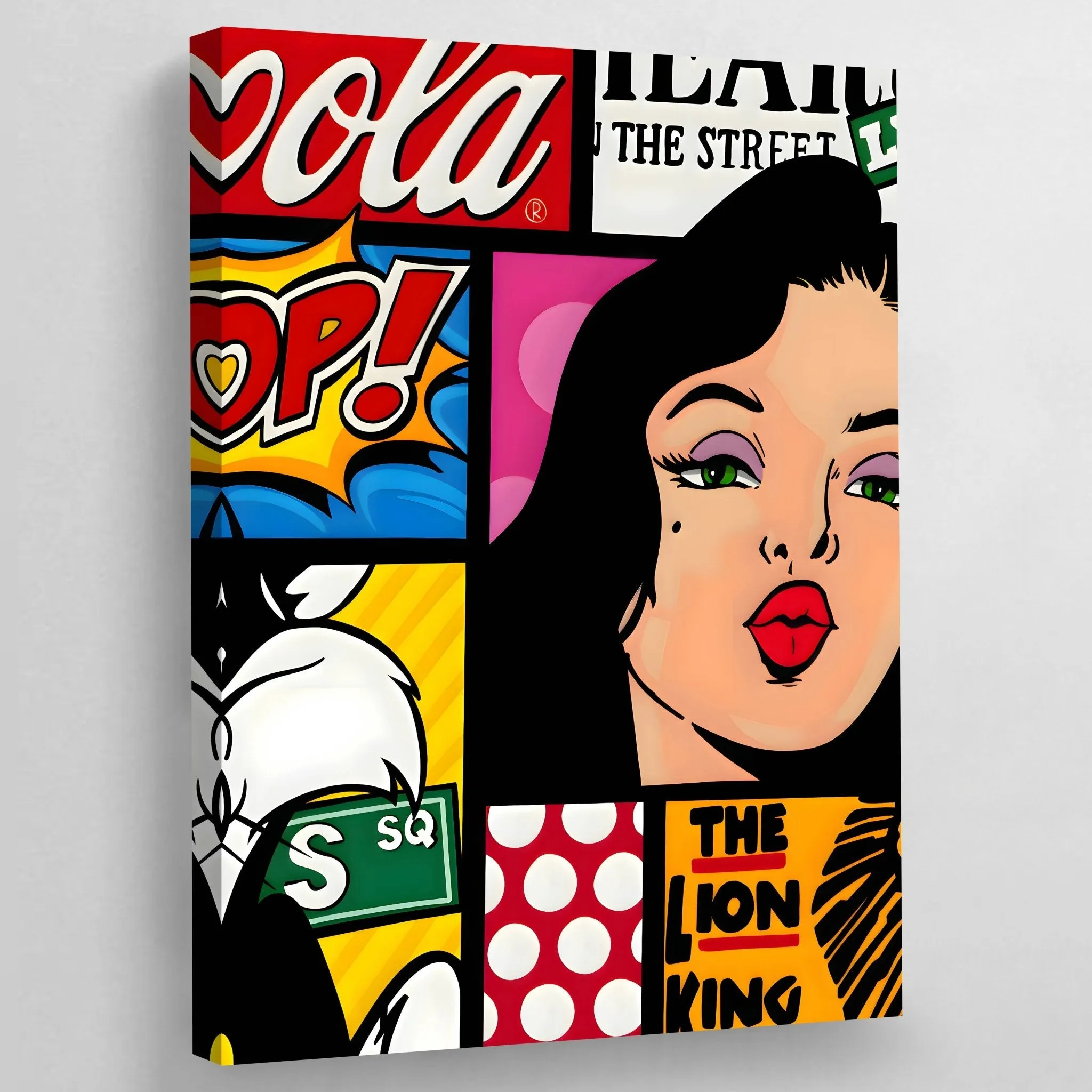Comic Book Pop Art Canvas