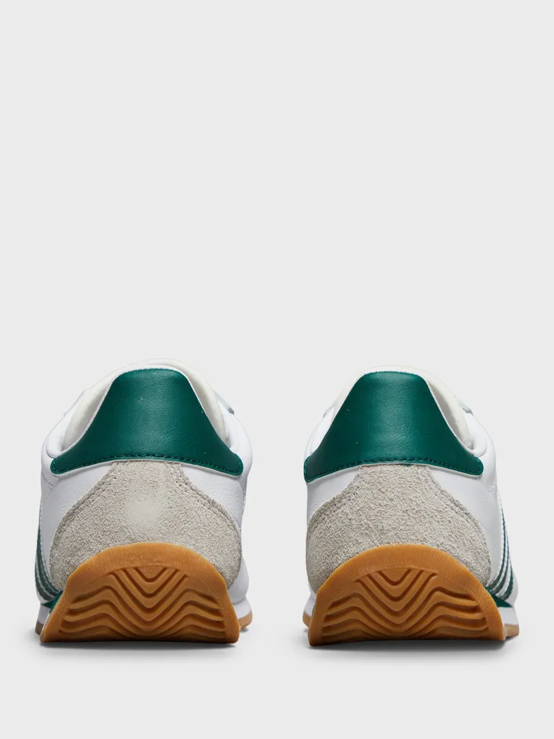 Country OG Sneakers in Ftwr White, Collegiate Green and Ftwr White