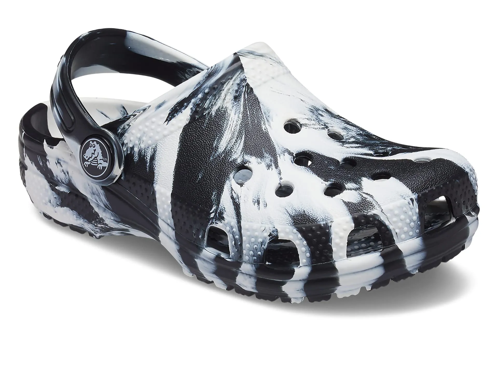 Crocs Kids Classic Marbled Tie-Dye Clog (Toddler)