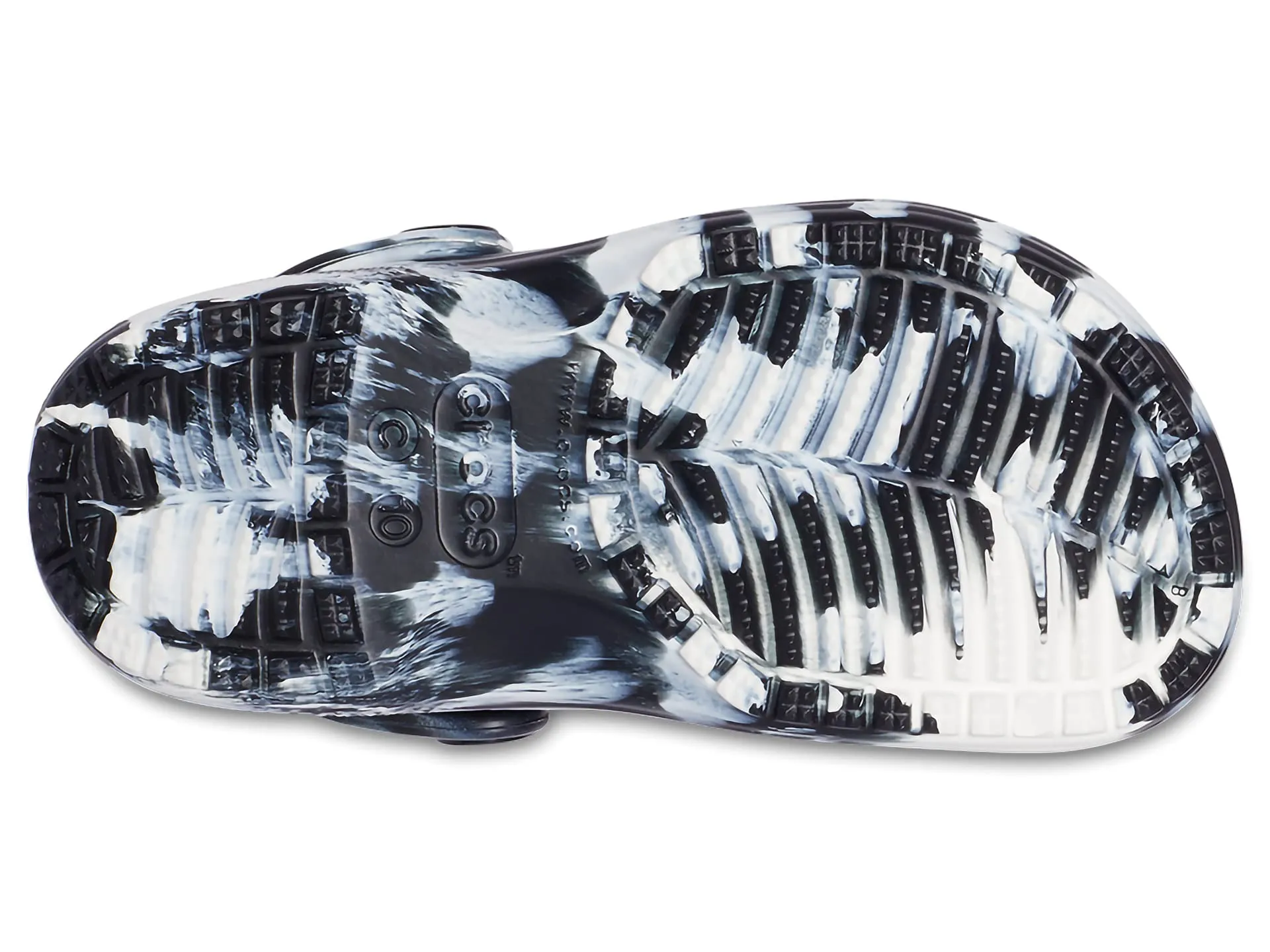 Crocs Kids Classic Marbled Tie-Dye Clog (Toddler)