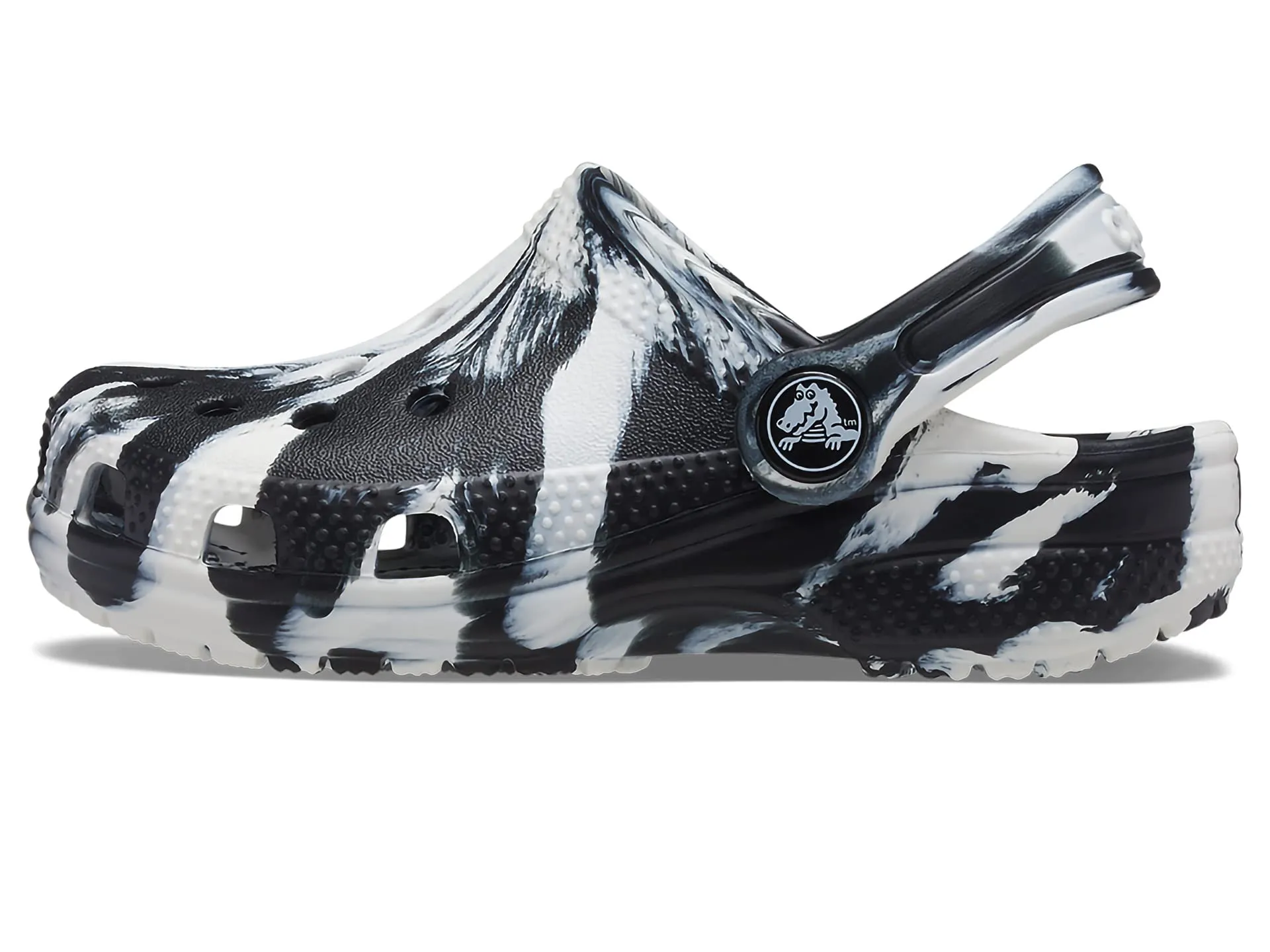 Crocs Kids Classic Marbled Tie-Dye Clog (Toddler)