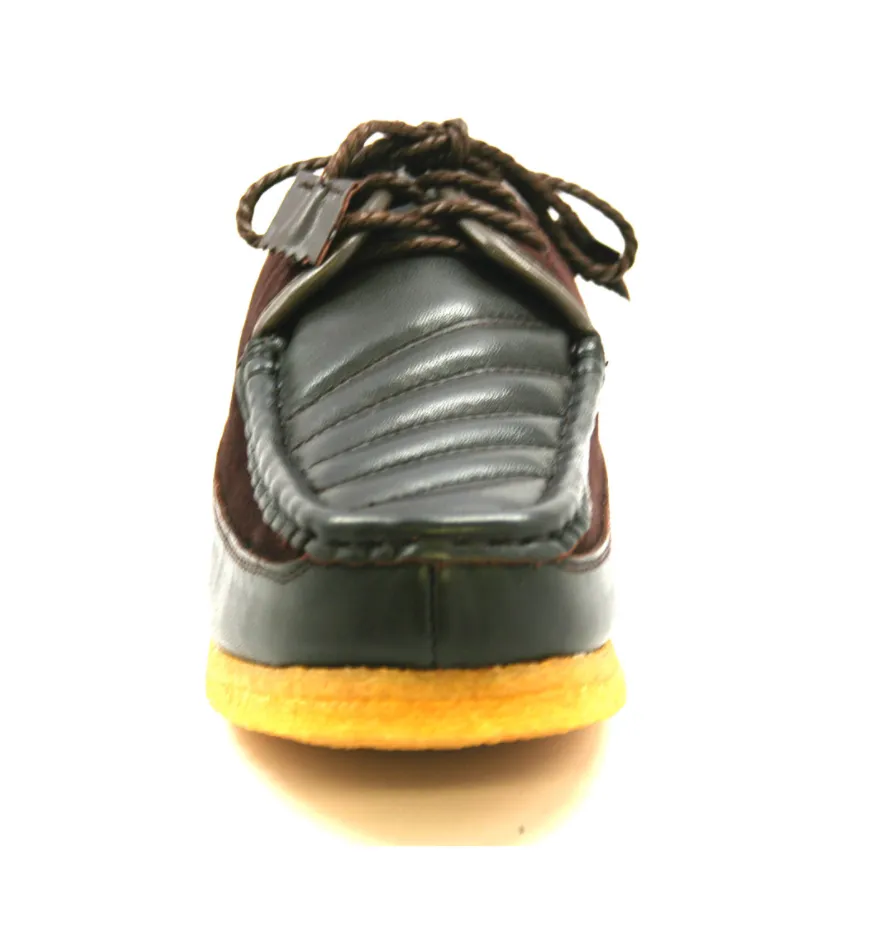Crown Leather Lace-Up Shoe by The British Collection - Stylish and Comfortable