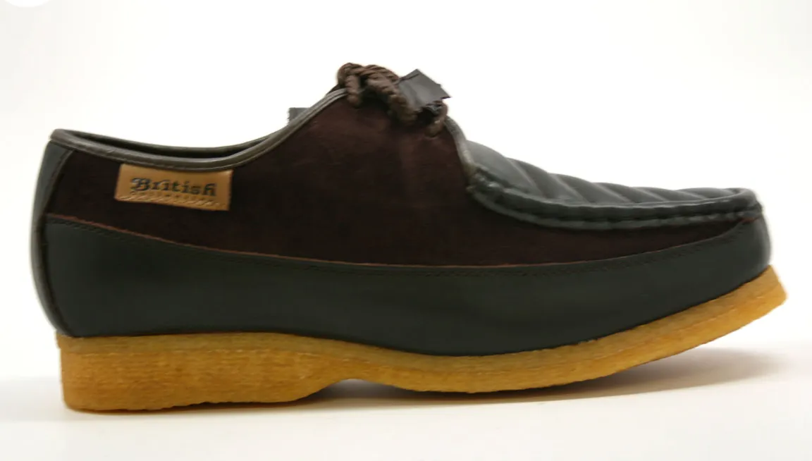 Crown Leather Lace-Up Shoe by The British Collection - Stylish and Comfortable
