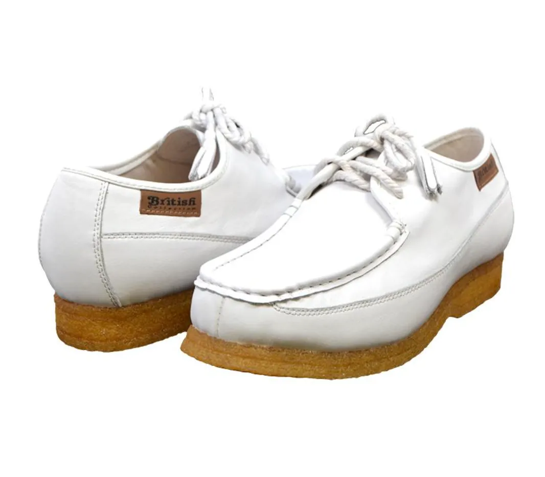 Crown Leather Lace-Up Shoe by The British Collection - Stylish and Comfortable