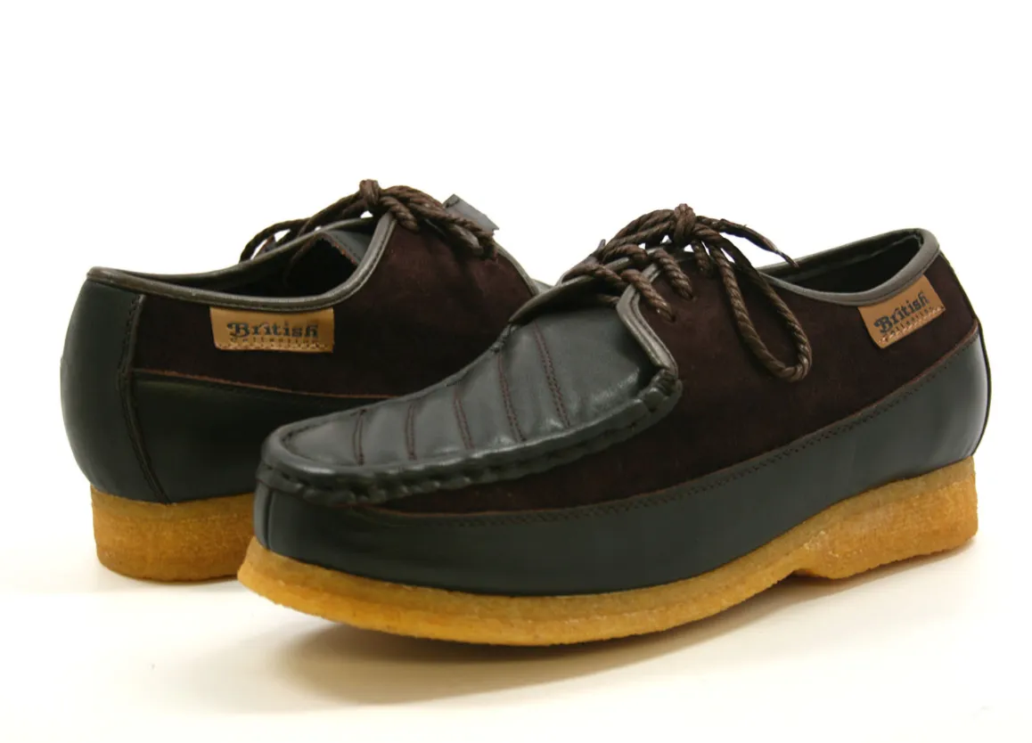 Crown Leather Lace-Up Shoe by The British Collection - Stylish and Comfortable