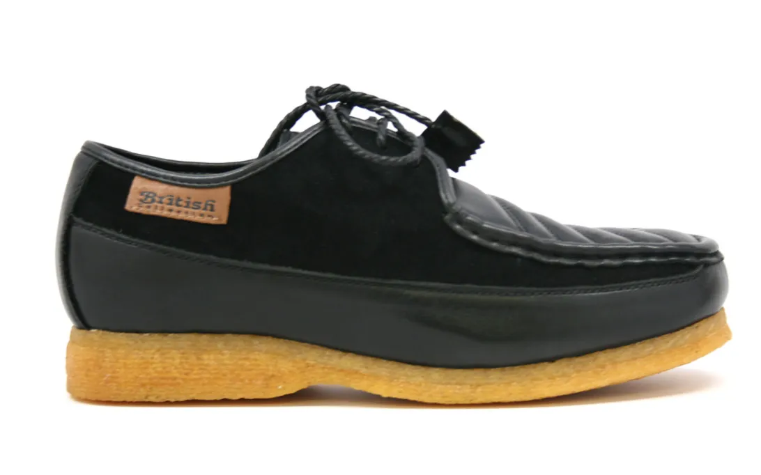 Crown Leather Lace-Up Shoe by The British Collection - Stylish and Comfortable