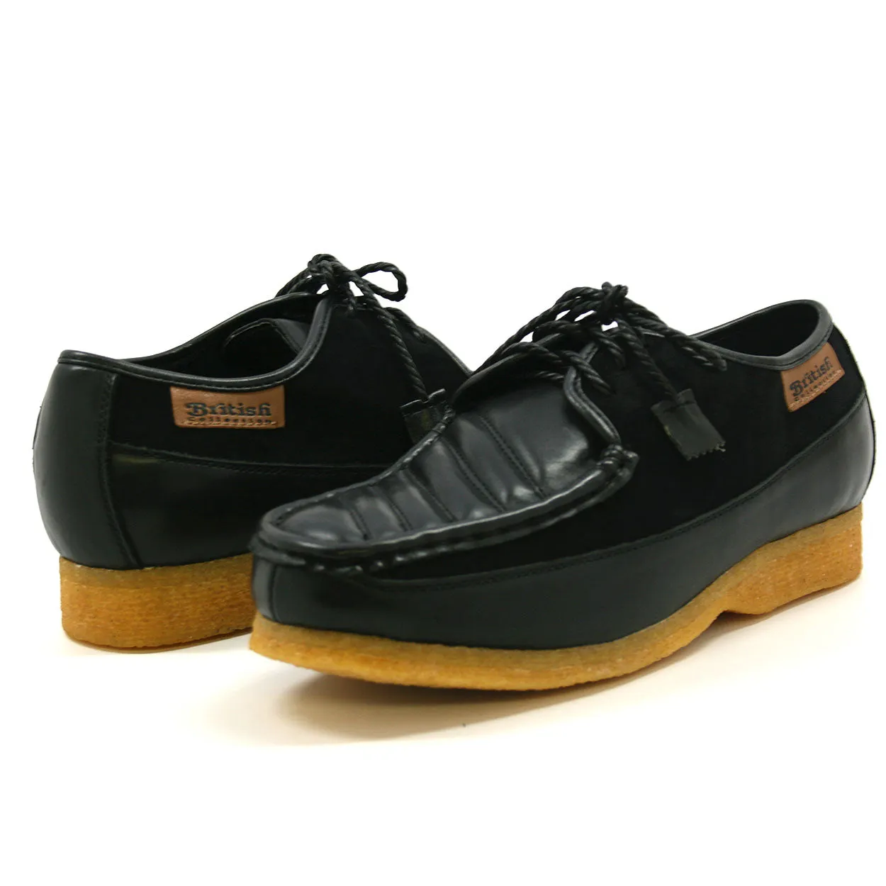 Crown Leather Lace-Up Shoe by The British Collection - Stylish and Comfortable