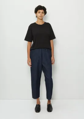 Denim Easy Pants — Dark Indigo