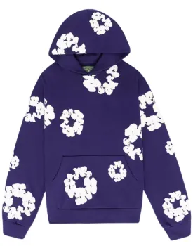 DENIM TEARS COTTON WREATH HOODIE PURPLE