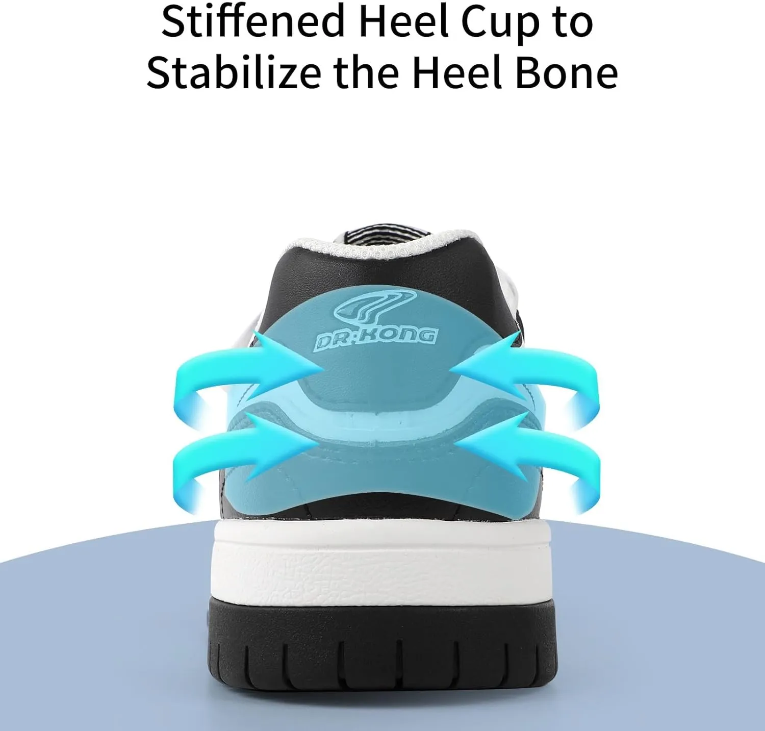 Dr Kong Little Kid and Big Kid Shoes for Boys and Girls, Lightweight Kids Shoes with Non-Slip Sole, Kids Skateboard Sneakers for Everyday Use