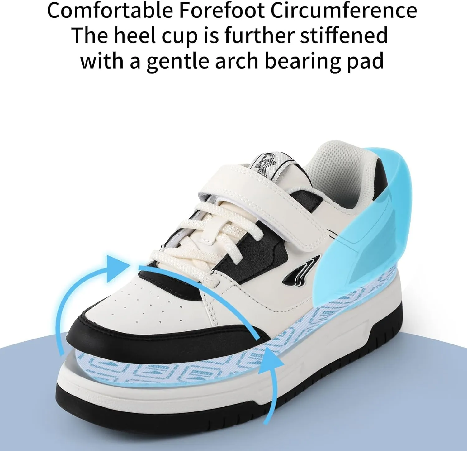 Dr Kong Little Kid and Big Kid Shoes for Boys and Girls, Lightweight Kids Shoes with Non-Slip Sole, Kids Skateboard Sneakers for Everyday Use