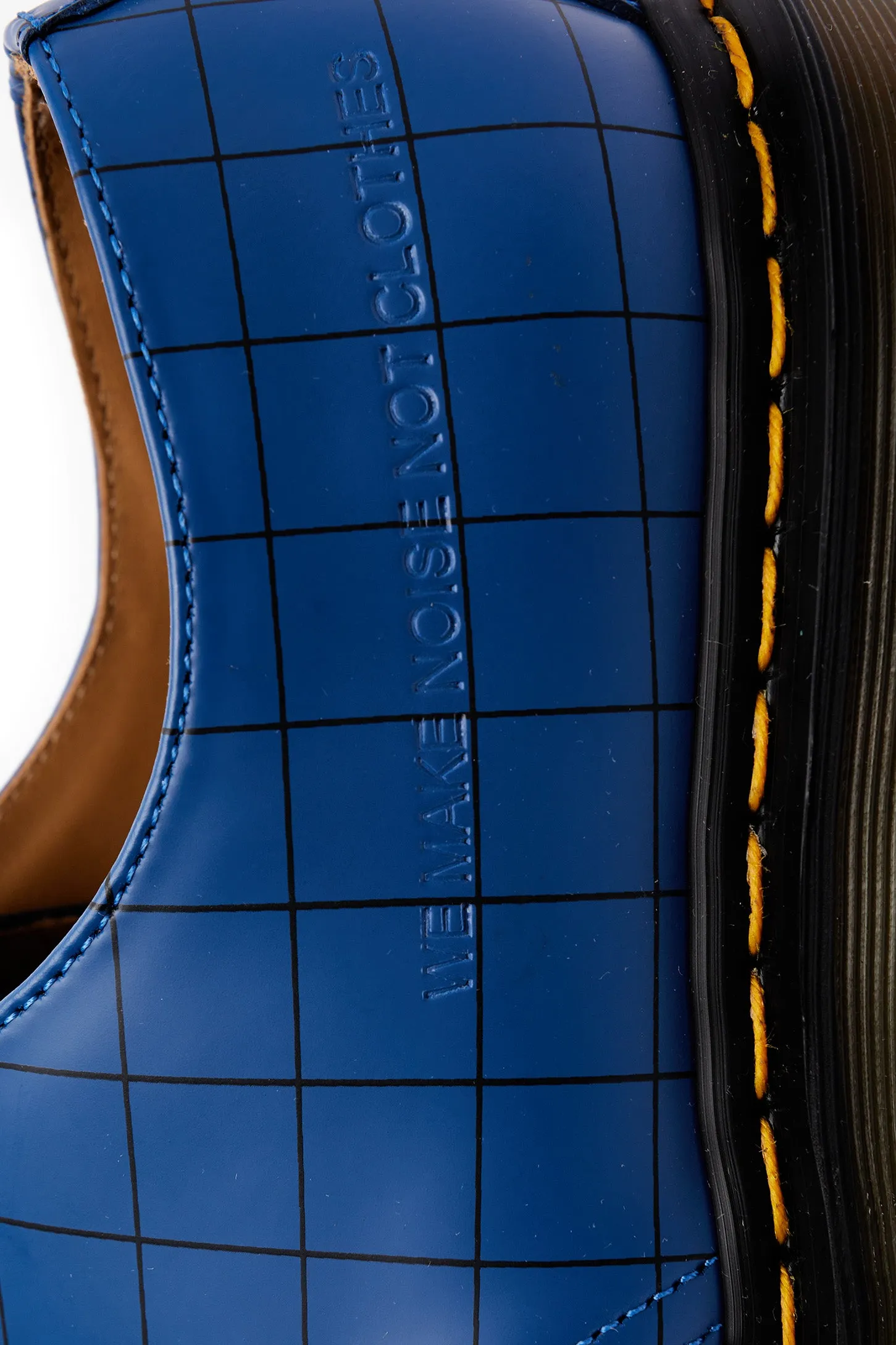 Dr. Martens x Undercover Mens 1461 Check Smooth Shoes 'Blue'