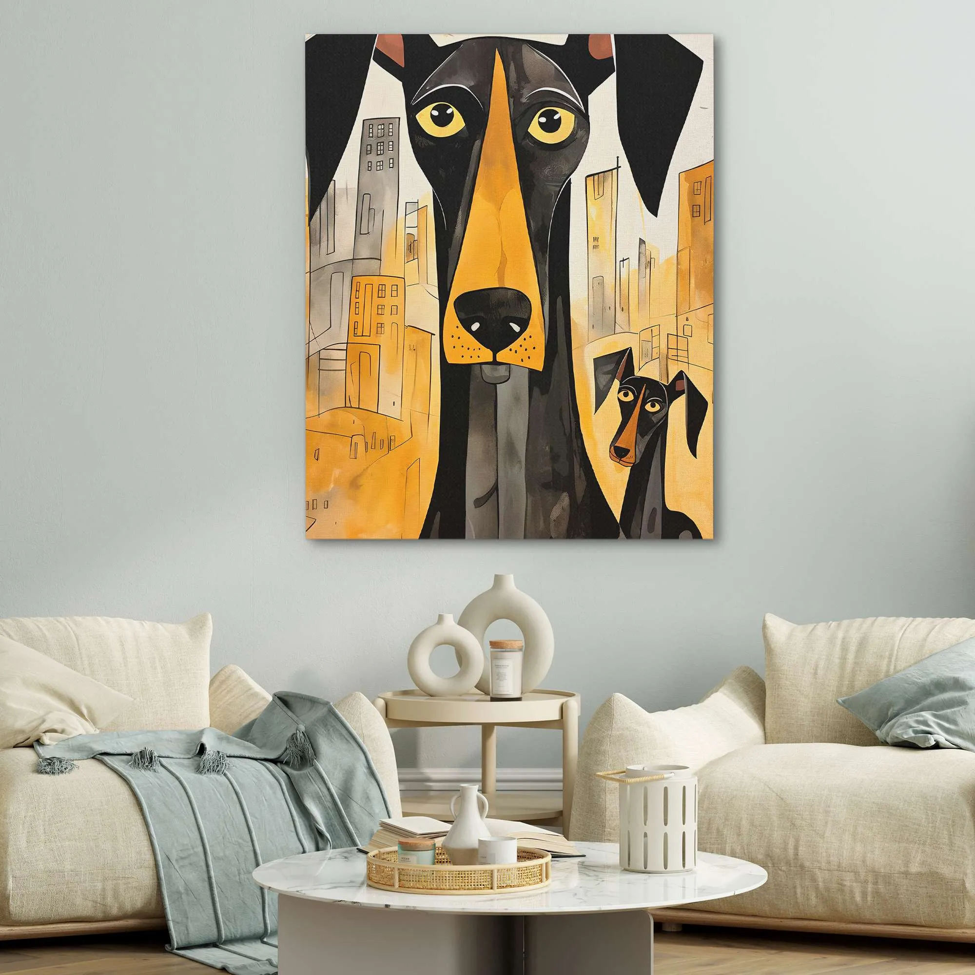 Dynamic Dobermans