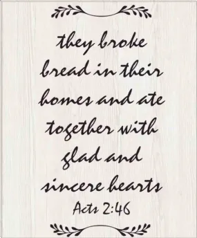Eat Together | Inspirational Gallery Wrap Canvas Quotes | Various Sizes