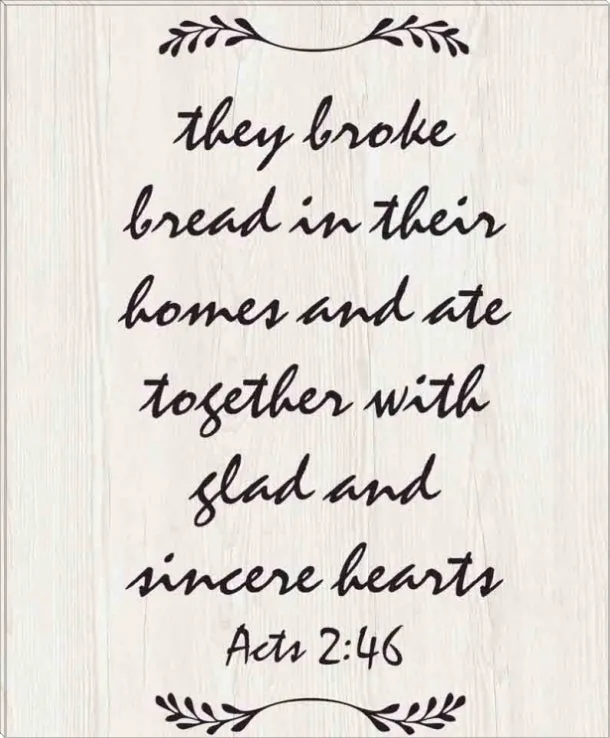 Eat Together | Inspirational Gallery Wrap Canvas Quotes | Various Sizes