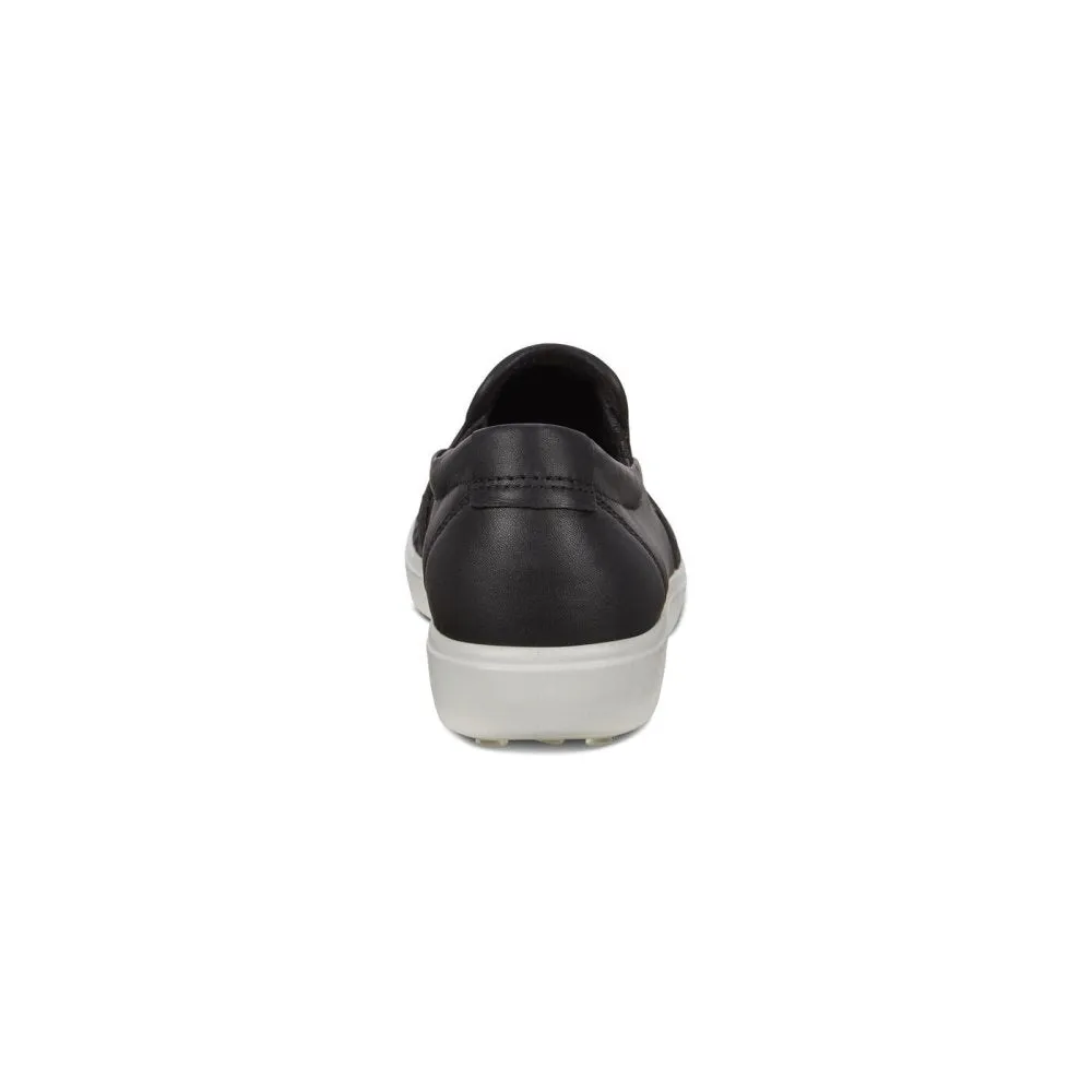 ECCO Womens Soft 7 Woven Slip-On Shoes, Black