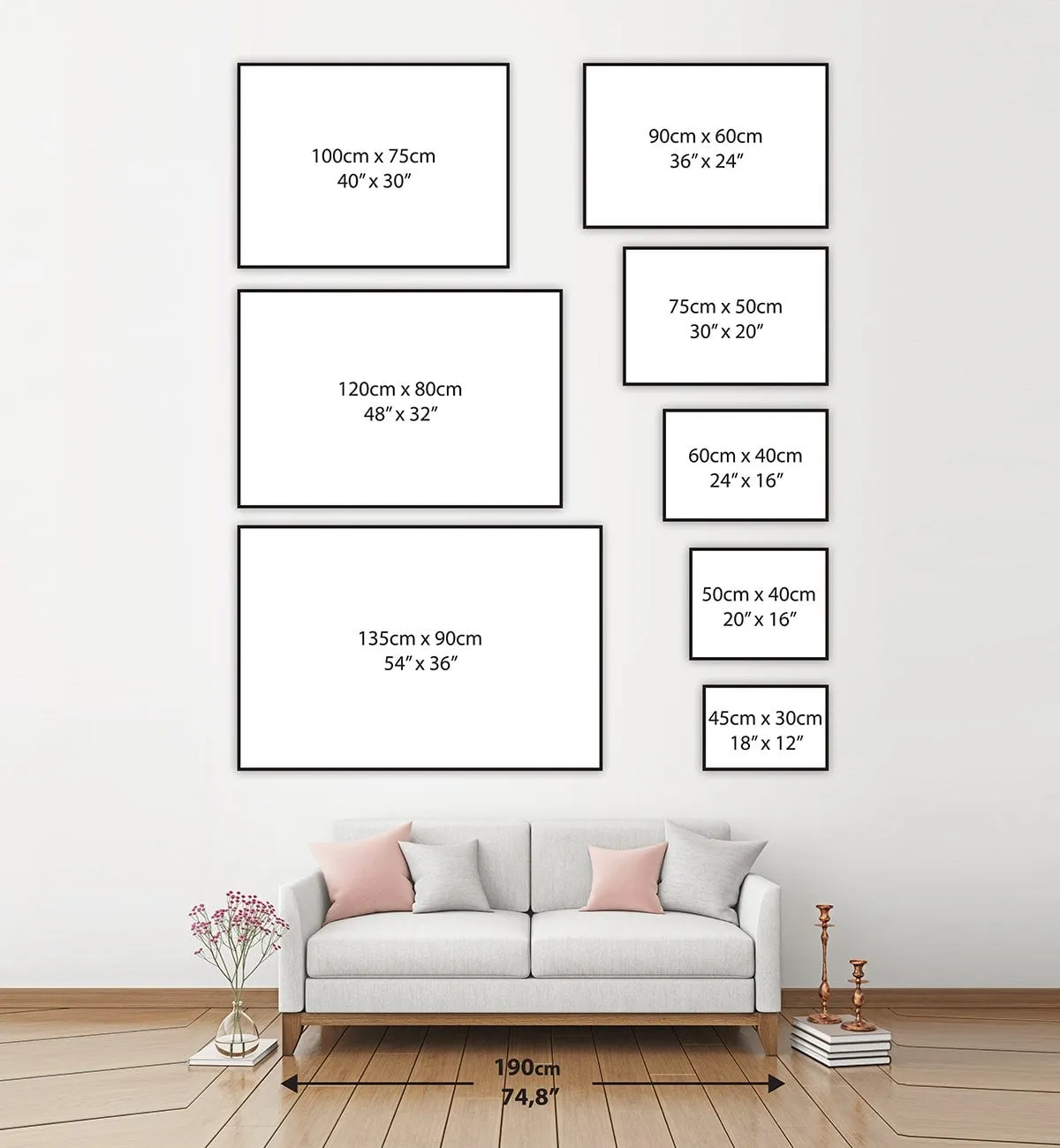 European Retro Building | Canvas Wall Art Print