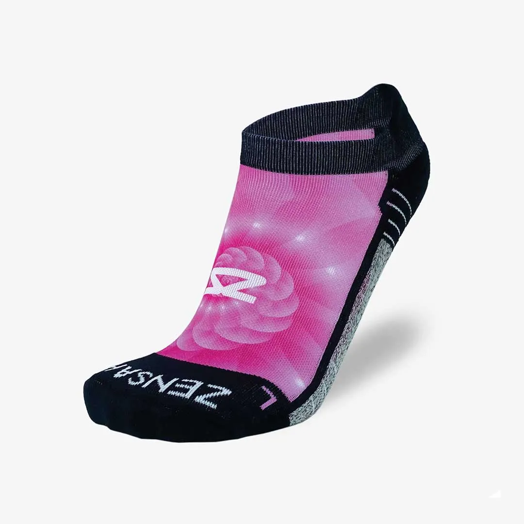 Fibonacci Spiral Running Socks (No Show)