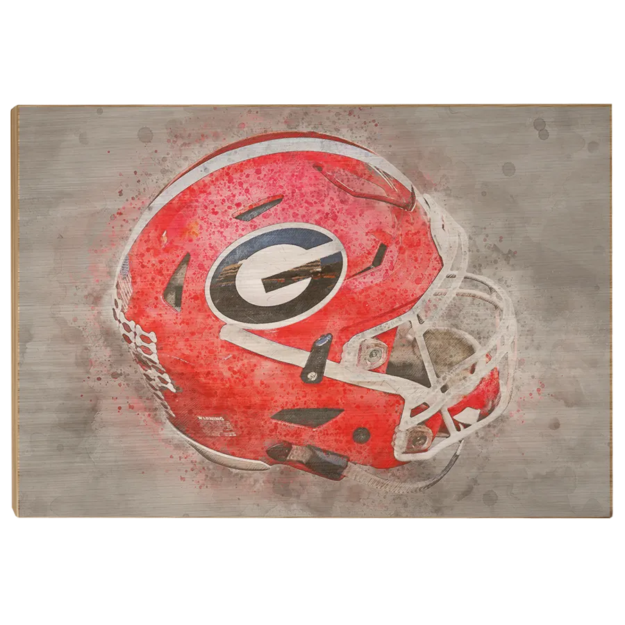 Georgia Bulldogs - Georgia Helmet Fine Art