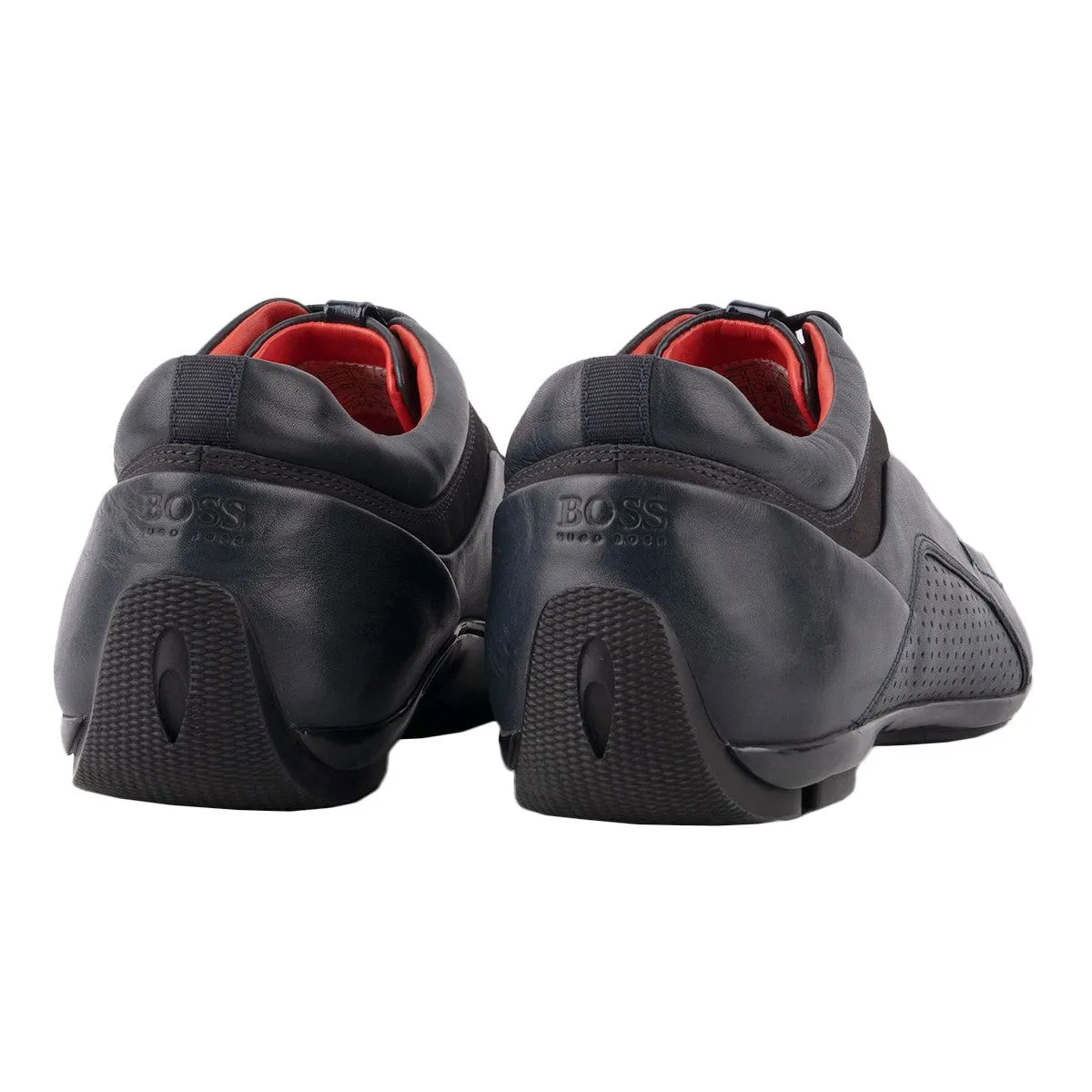 Hugo Boss Low-Top Sneakers Leather Black Colour For Men