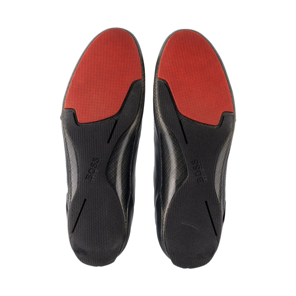 Hugo Boss Low-Top Sneakers Leather Black Colour For Men