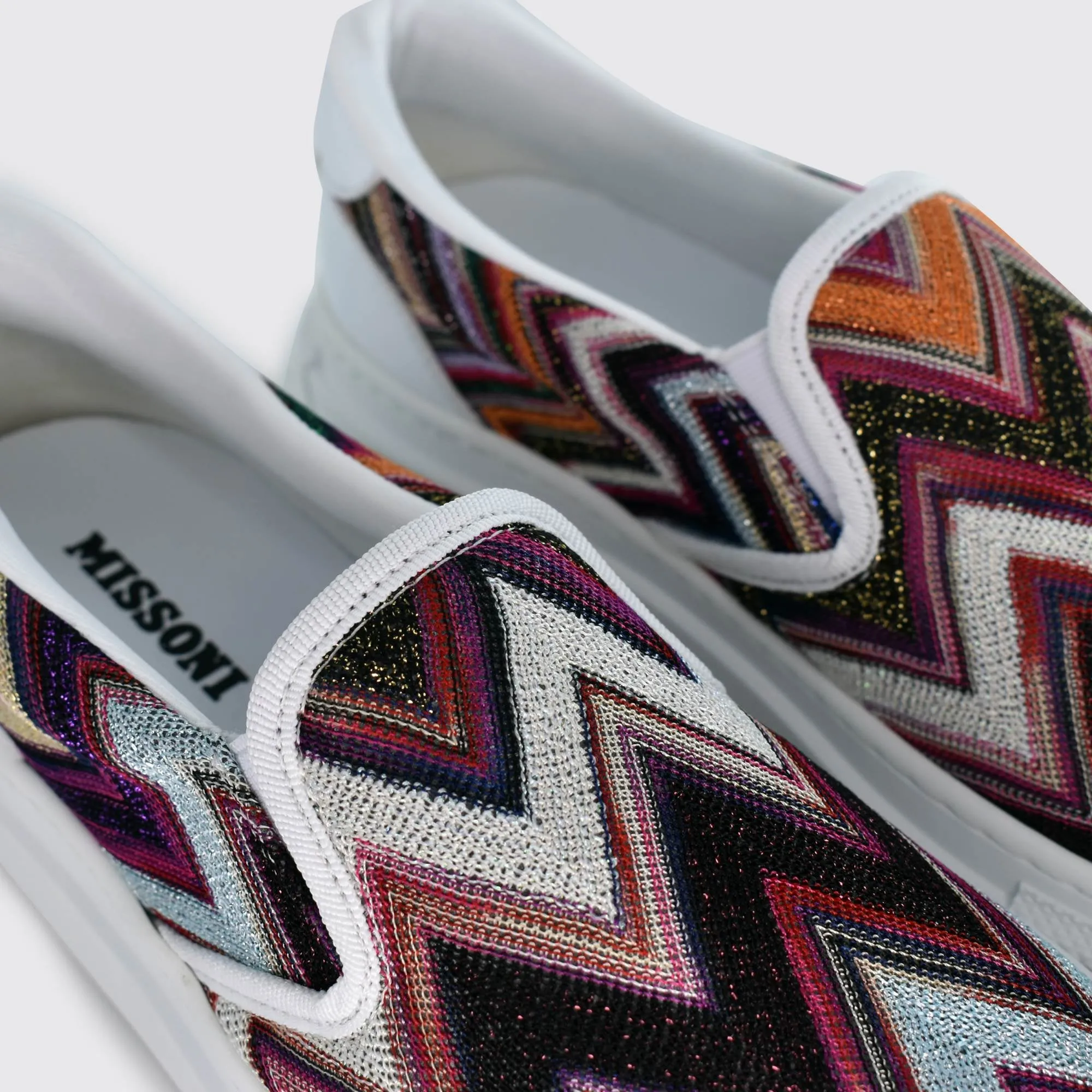Iconic Multicolor Fabric Slip-on