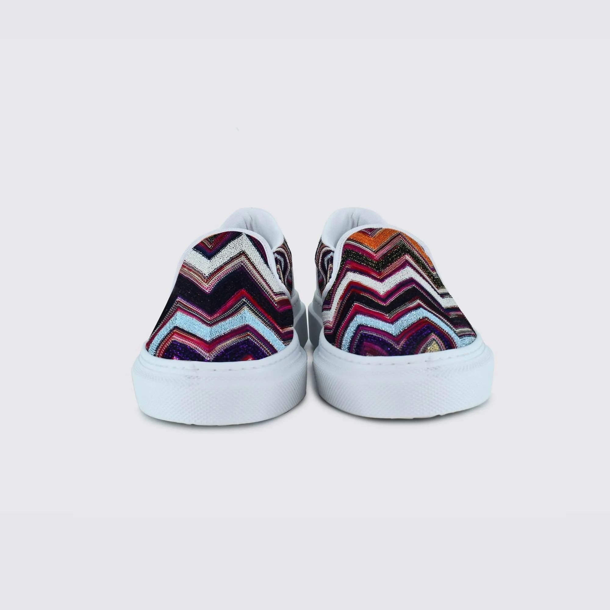Iconic Multicolor Fabric Slip-on