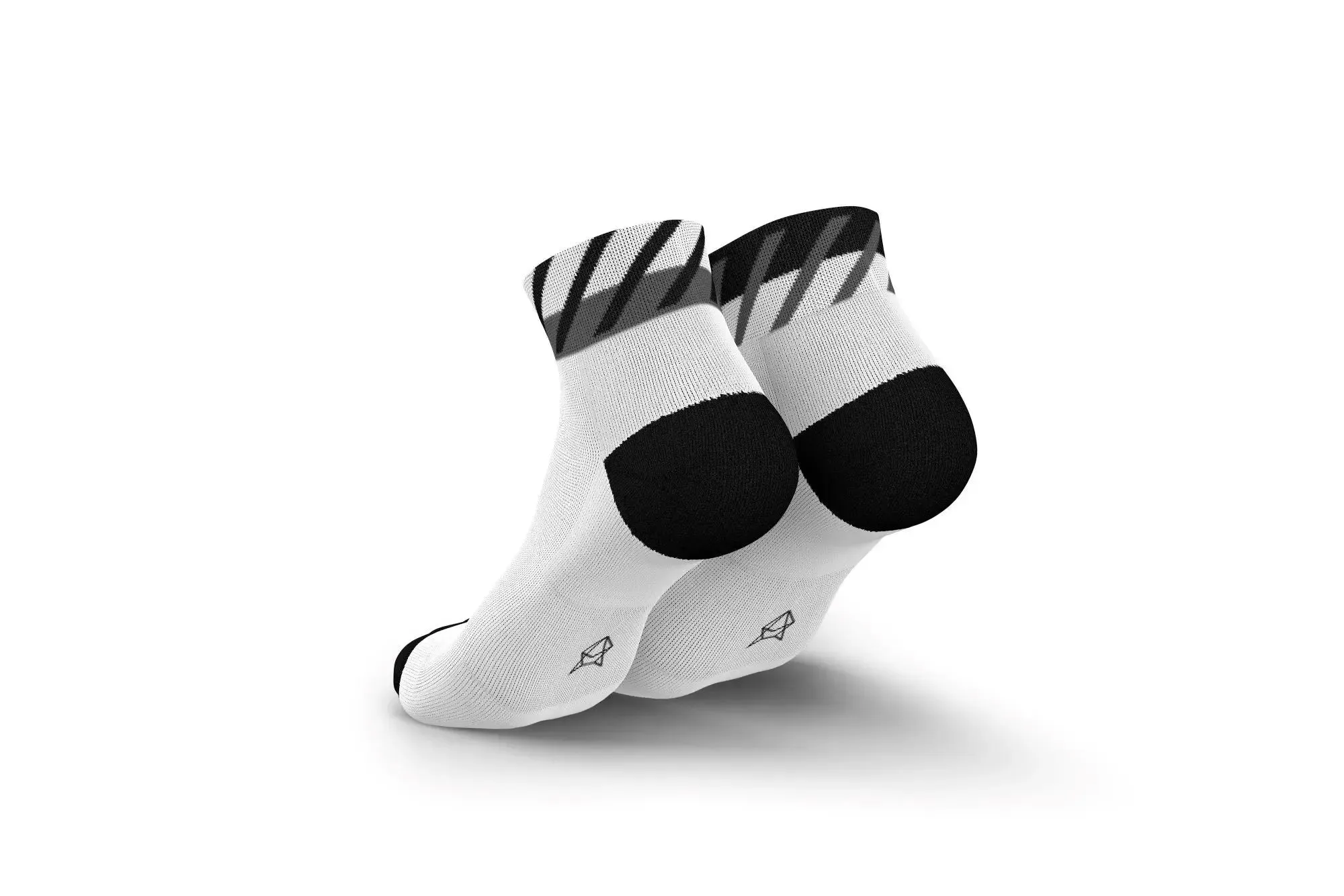 Incylence | Disrupts Short | Running Socks | White
