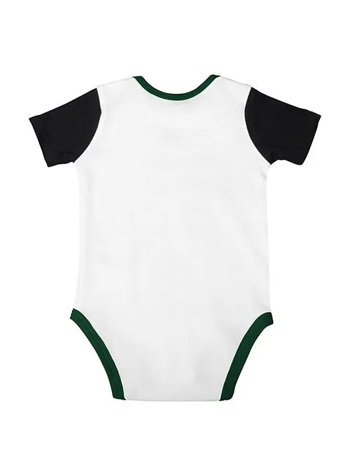 Infant Outerstuff Love & Basketball Milwaukee Bucks 3-Piece Onesie Set