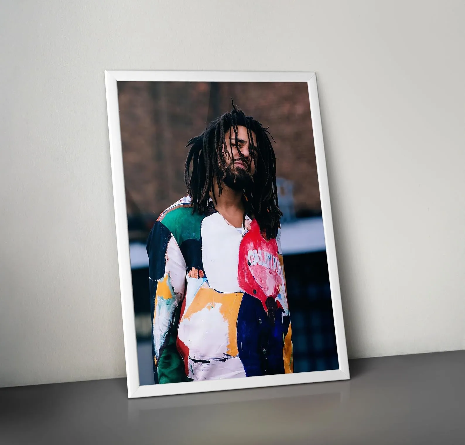 J Cole Poster, Dreamville Art, Music Poster, Hip Hop Print, Rap Home Decor, Rapper Wall Art, Custom Poster, Canvas Poster, Rolled Canvas