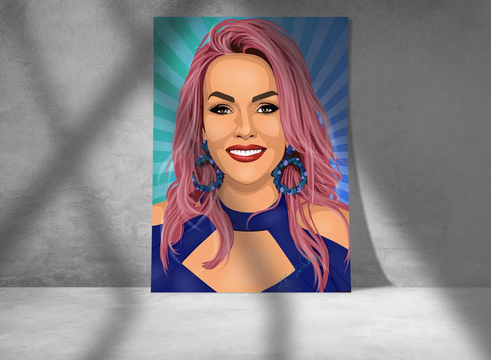 Kandee Johnson Custom Poster, Kandee Johnson Canvas Rolls, Custom Canvas, Home decor, Wall Hanging