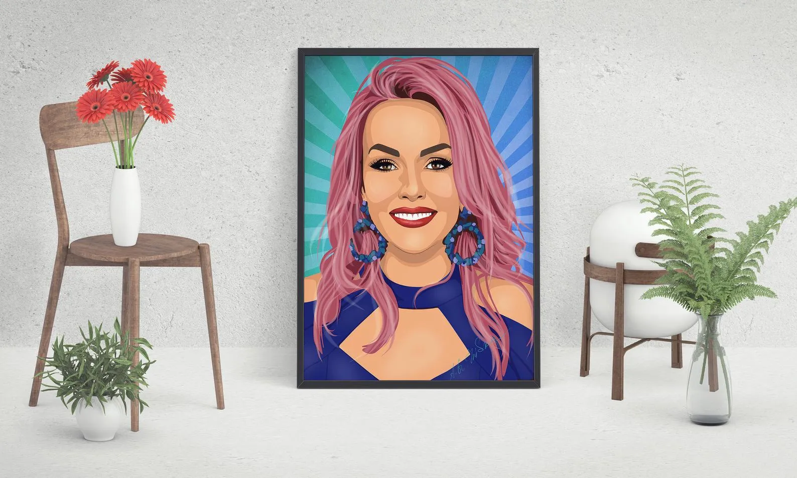 Kandee Johnson Custom Poster, Kandee Johnson Canvas Rolls, Custom Canvas, Home decor, Wall Hanging