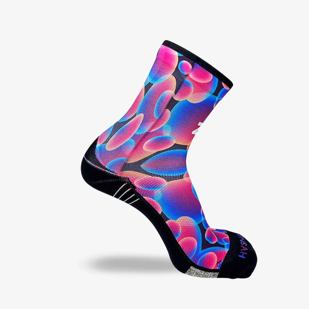 Lava Lamp Running Socks (Mini-Crew)
