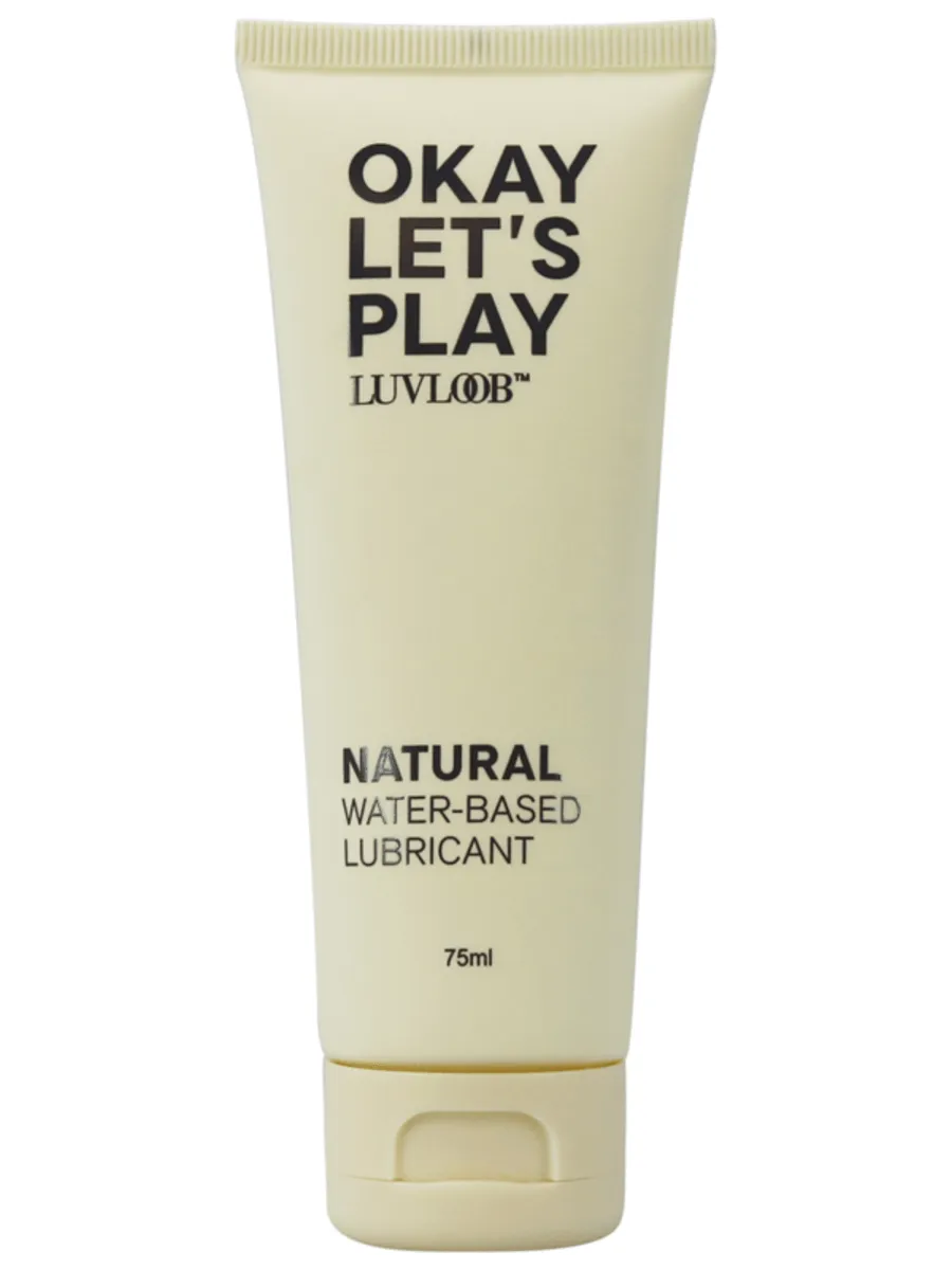 LUVLOOB Okay Lets Play Natural WATER-BASED LUBRICANT