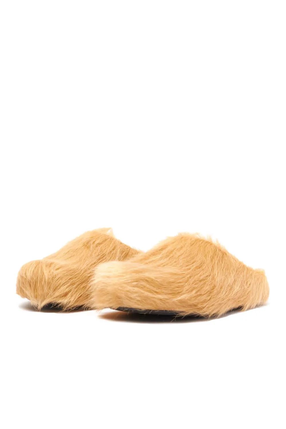 Marni Mens Fussbett Sabot Shoes 'Beige'