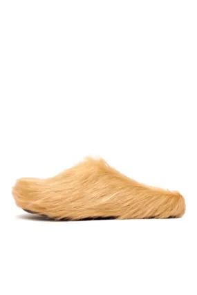 Marni Mens Fussbett Sabot Shoes 'Beige'
